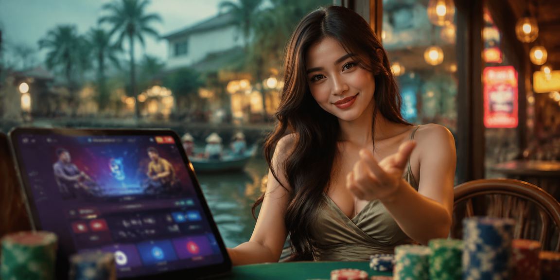Người chơi ngồi uống cà phê bên sông Mekong, thưởng thức esports betting một cách thư thái